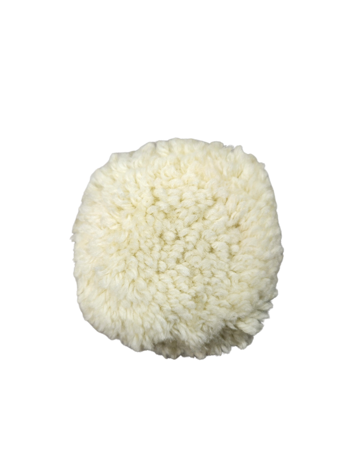 3” 100% Wool Pad - Single-Sided (Cutting) - Professional Series (White)