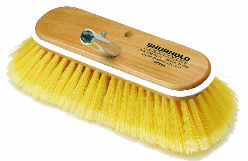 10-Inch Soft Deck Brush - Yellow