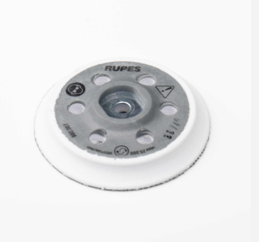 Random Orbital Backing Plate - 75mm/3" Hook and Loop - M6 Bolt Included
