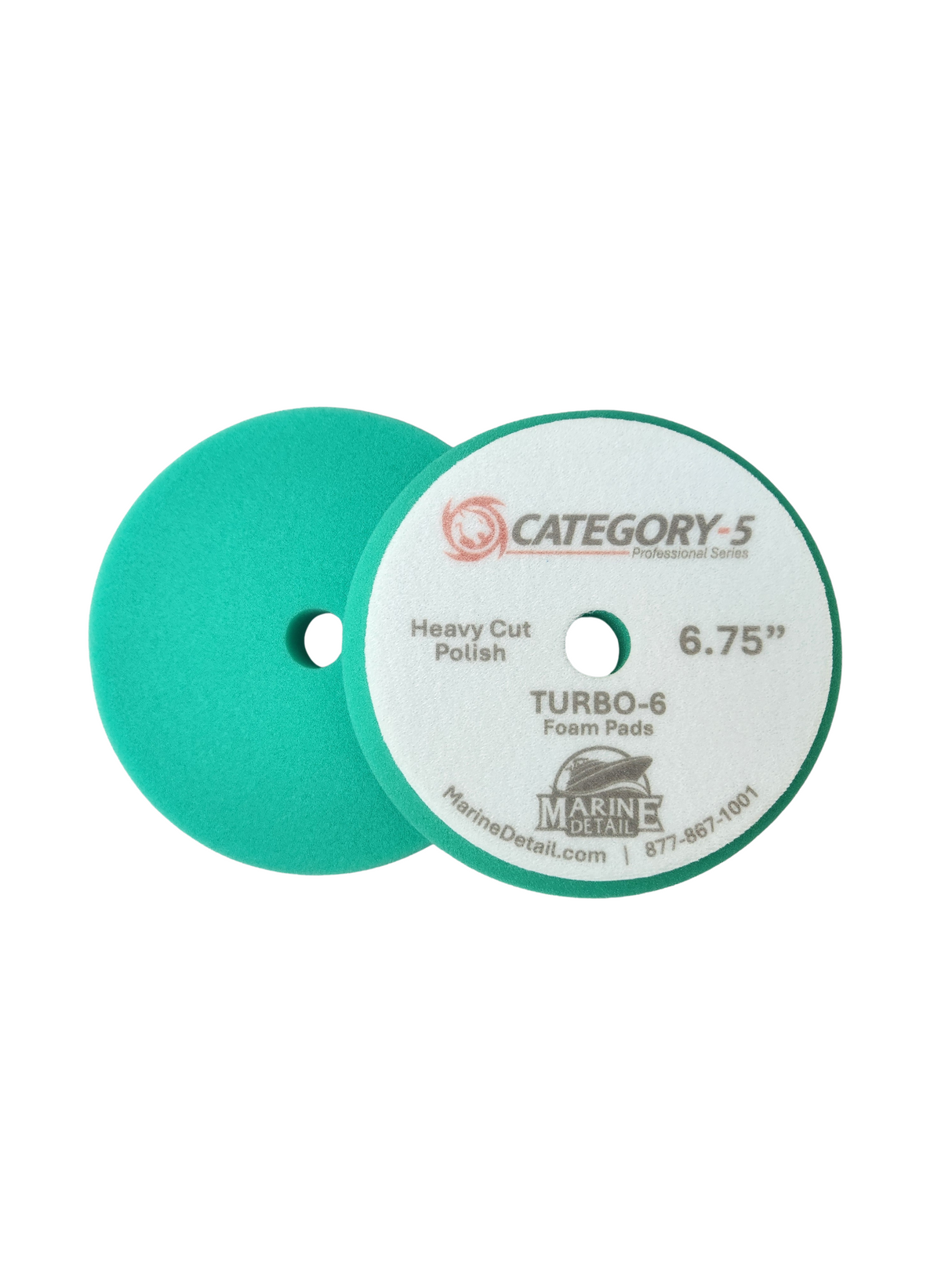 6.75" Turbo-6 Foam Pad (Heavy Cut / Polish) - Professional Series