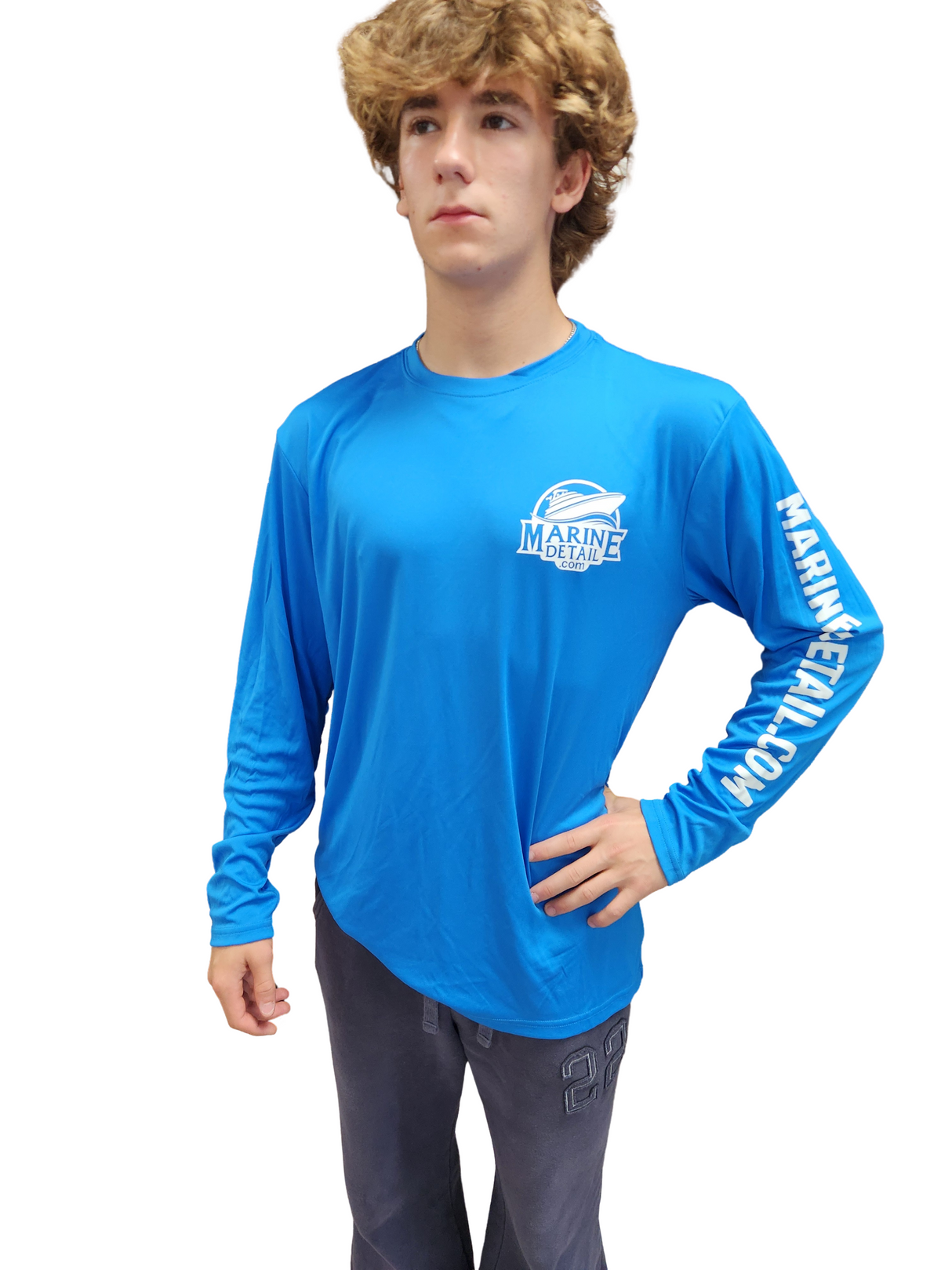MarineDetail.com Shirt - Light Blue