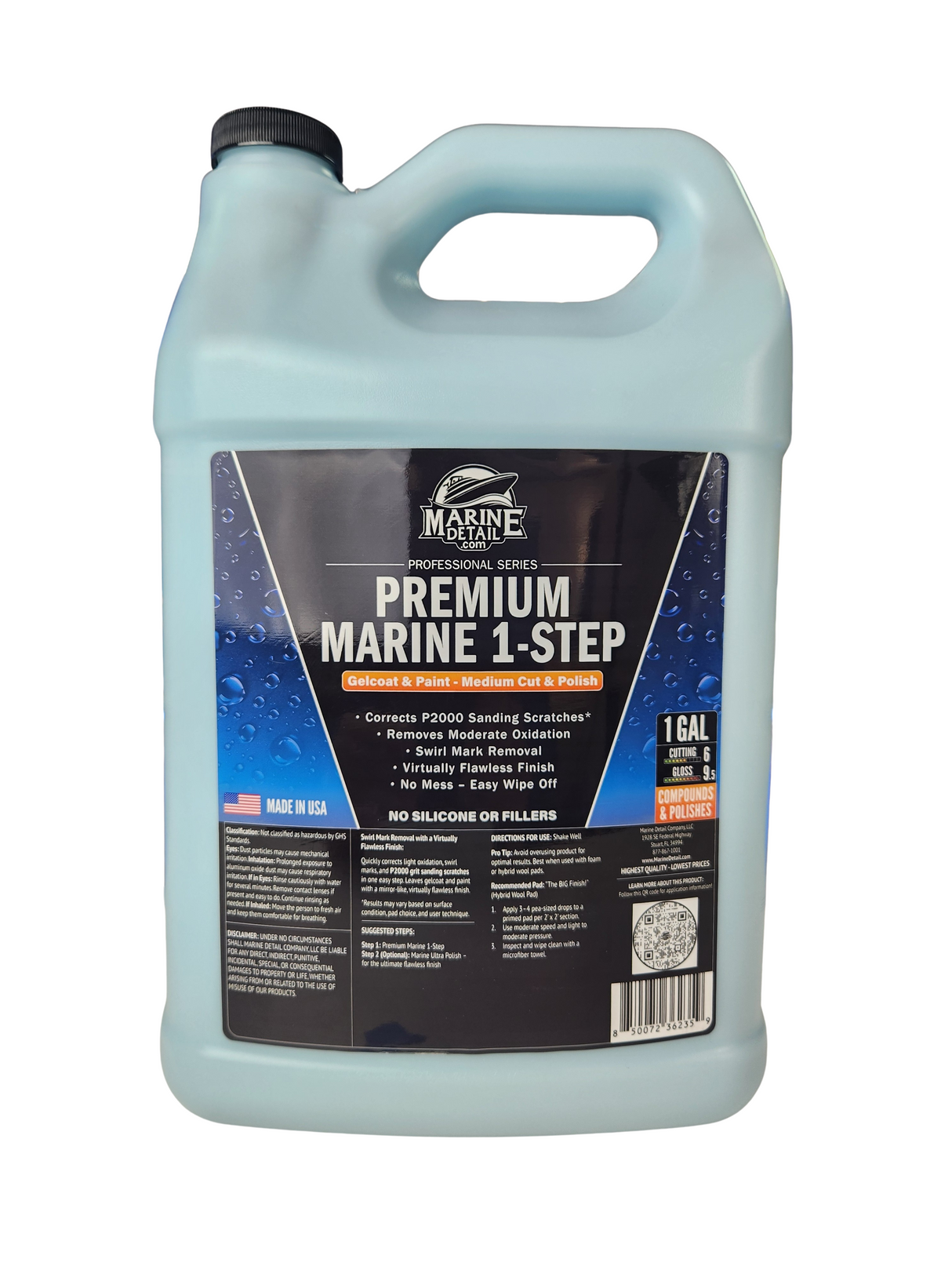 Premium Marine 1-Step - Medium Cut & Polish (Professional Series)