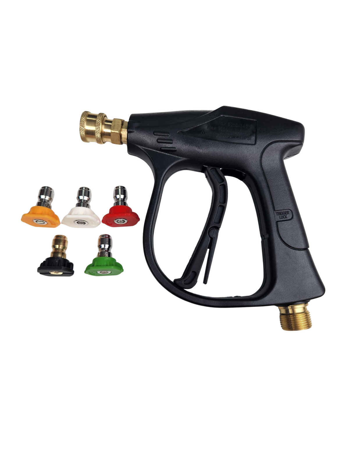 Marine Detail High-Pressure Gun – 5 Nozzle Tips Included - Professional Series