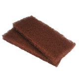 Coarse Scrubber Pads - Brown - 2-Pack