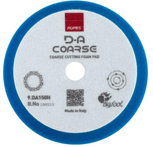 D-A Coarse High-Performance Foam Polishing Pad - 130/150mm - Blue
