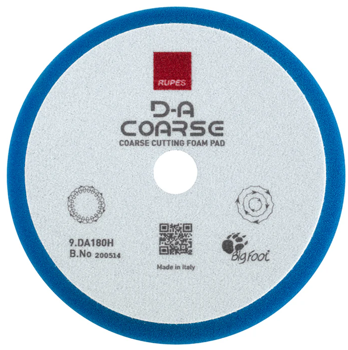 D-A Coarse High-Performance Foam Polishing Pad - 150/180mm - Blue