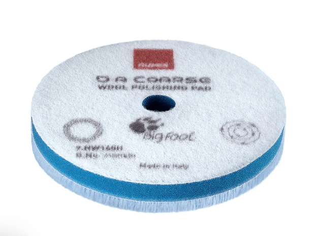 D-A Coarse Wool Polishing Pad - 160mm - Blue