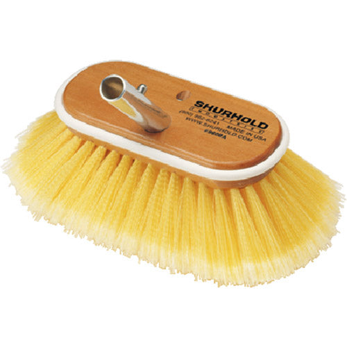 6-Inch Soft Deck Brush - Yellow