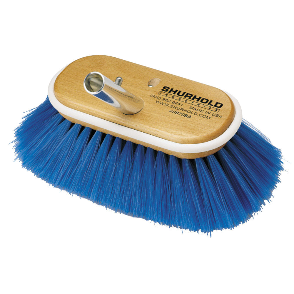 6-Inch Extra-Soft Deck Brush - Blue