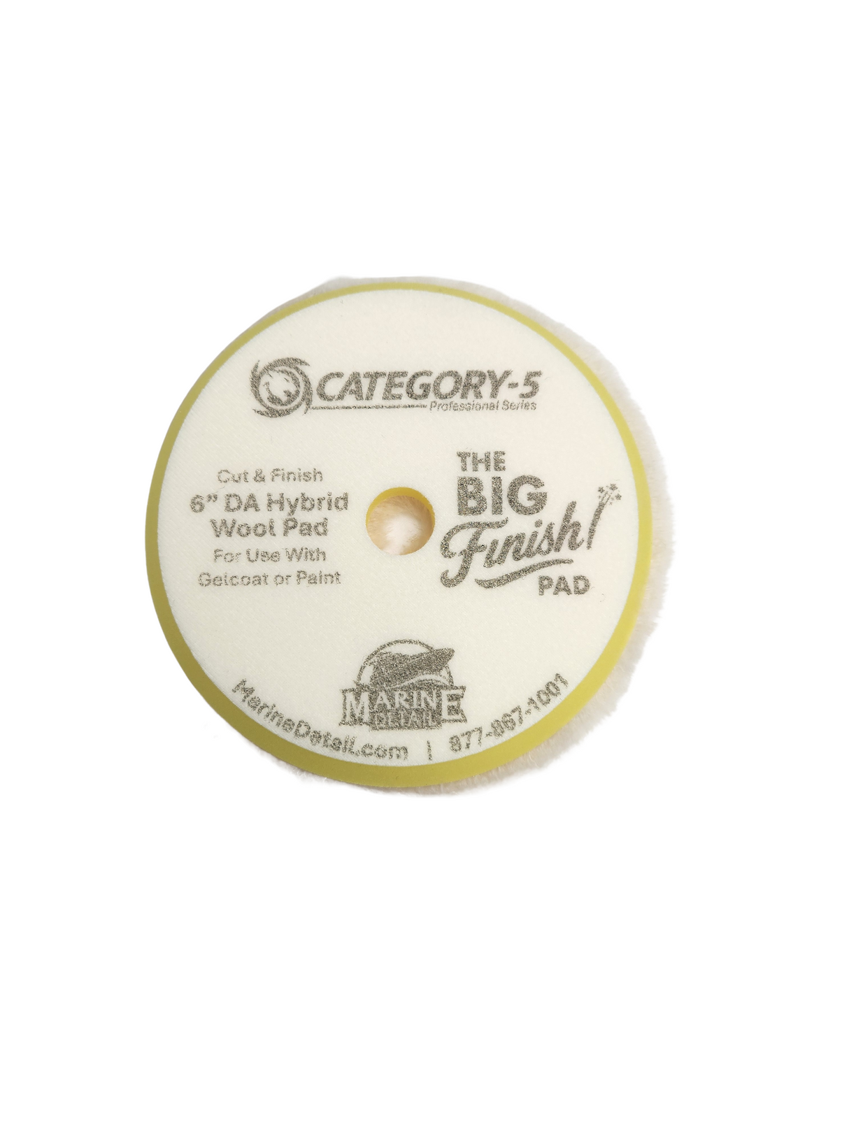 The BIG Finish!  Hybrid Wool Pad 6" (Professional Series)
