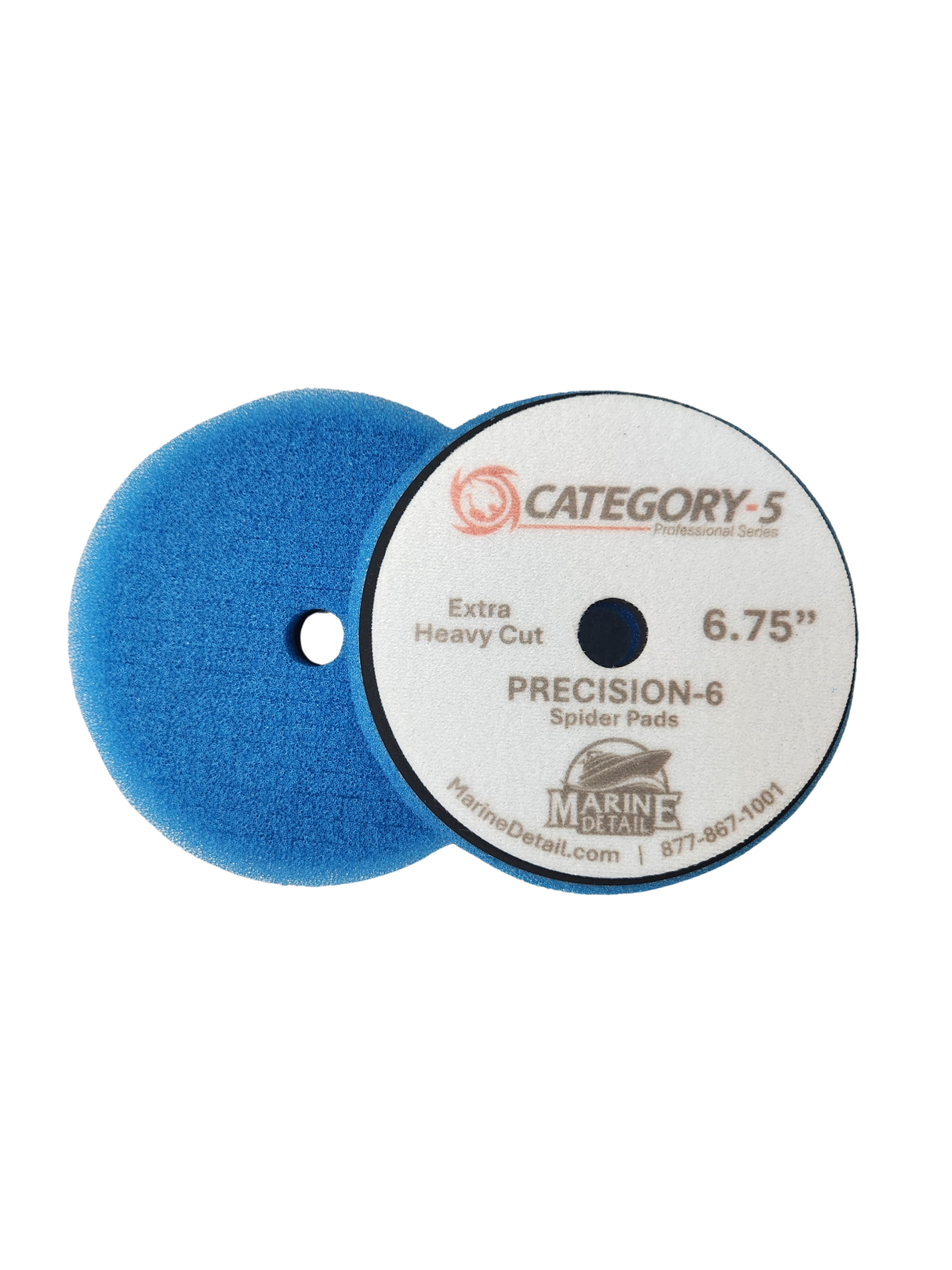 6.75" Precision-6 "Spider Pad" (Extra Heavy Cut) - Professional Series