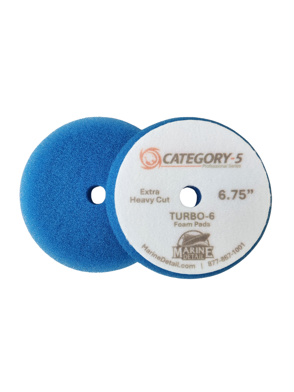 6.75" Turbo-6 Foam Pad (Extra Heavy Cut) - Professional Series