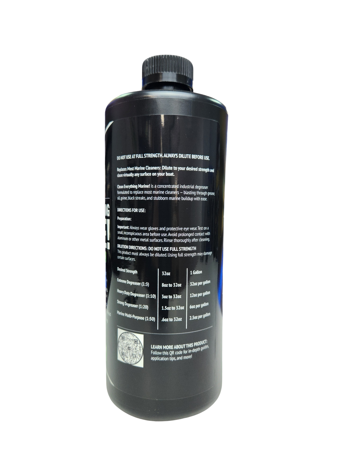 Clean Everything Marine! (4-in-1 Super Concentrated Degreaser / Cleaner - 32oz)