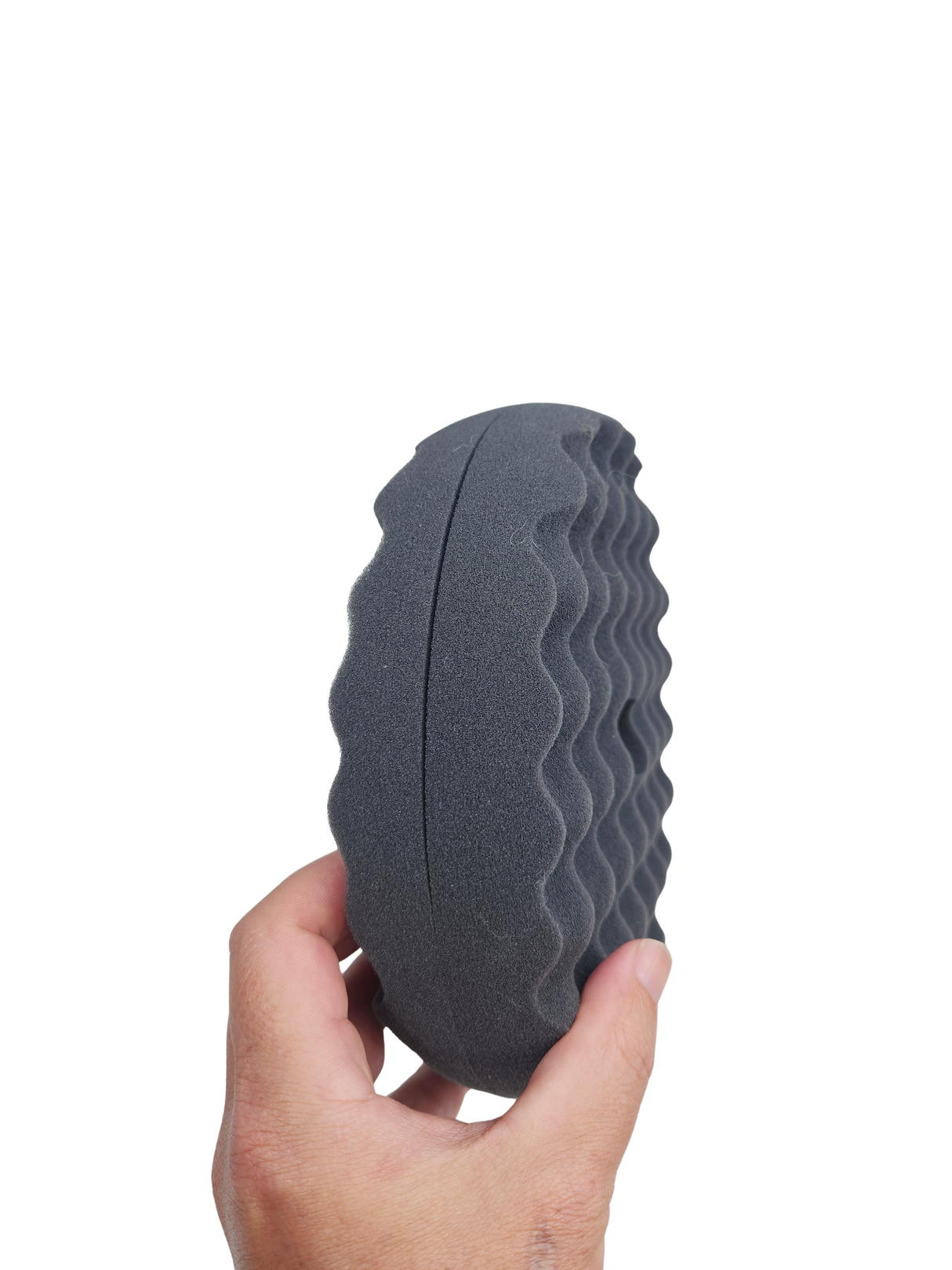 7.5" Double Sided Waffle Foam - Finishing Pad – Black - Professional Series