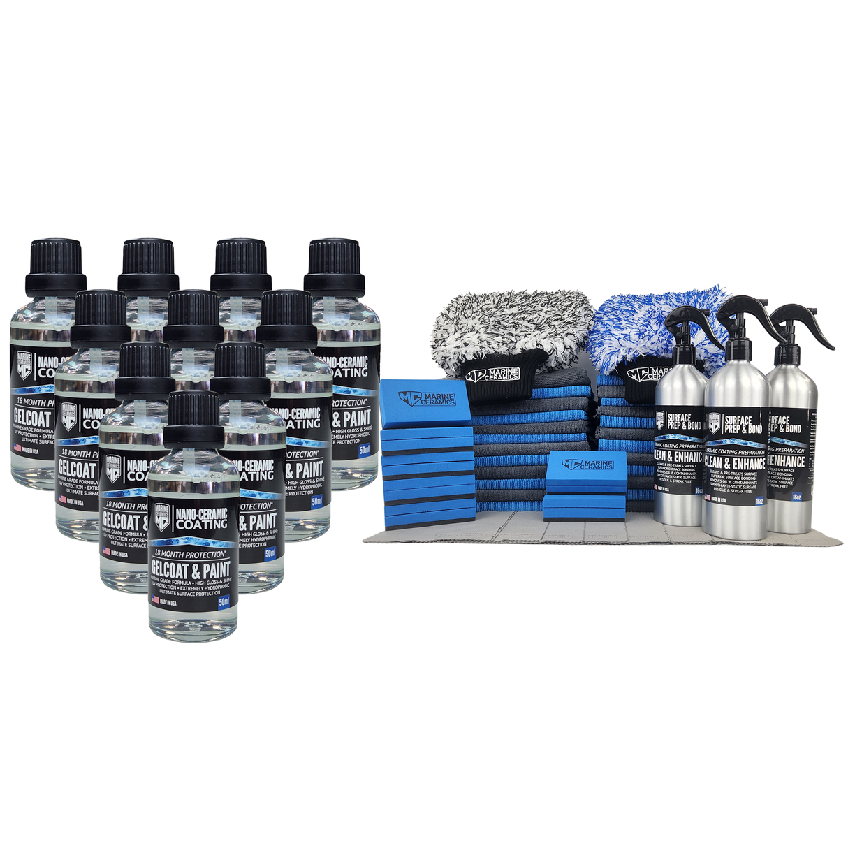 Gelcoat & Paint / 18-Month Protection - BUNDLE (Premium Ceramic Coating)