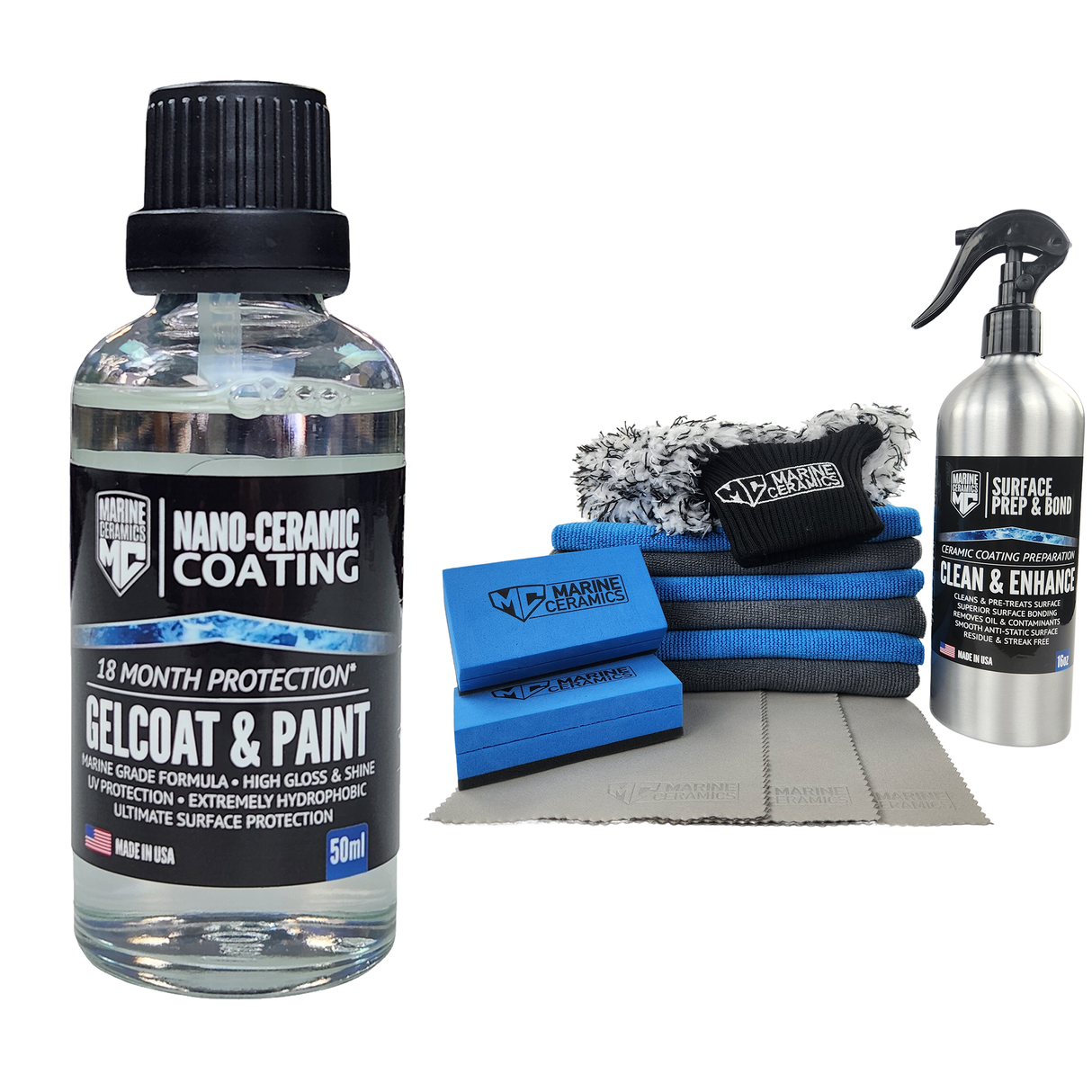 Gelcoat & Paint / 18-Month Protection - BUNDLE (Premium Ceramic Coating)