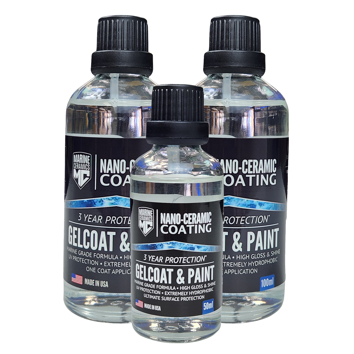 Gelcoat & Paint / 3-Year Protection (Premium Ceramic Coating)