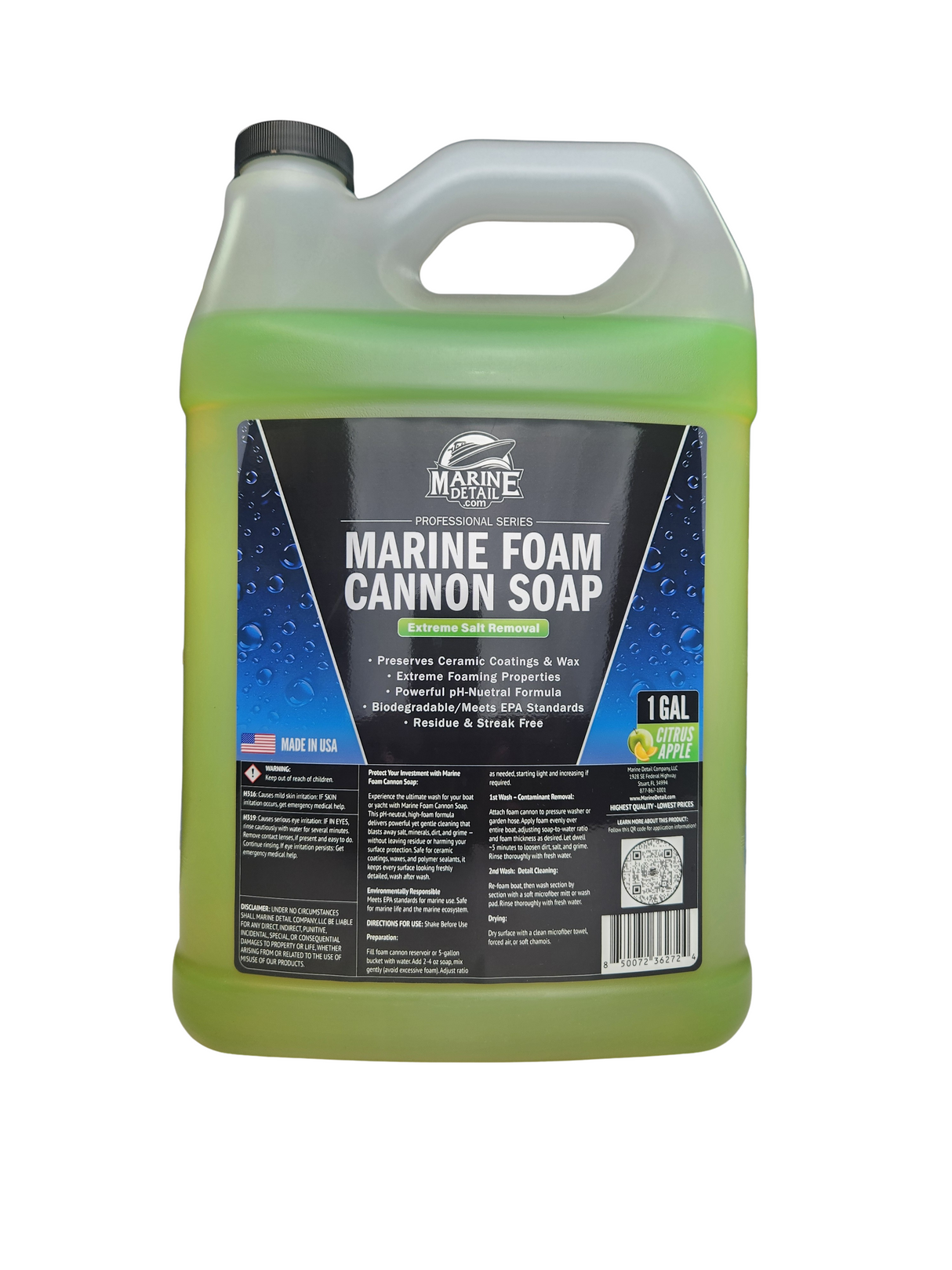 Ceramic Coating Wash / Marine Foam Cannon Soap – Fast Salt Removal Formula