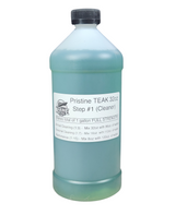 Pristine TEAK – Step 1: Deep Teak Cleaner (32oz Bottle)