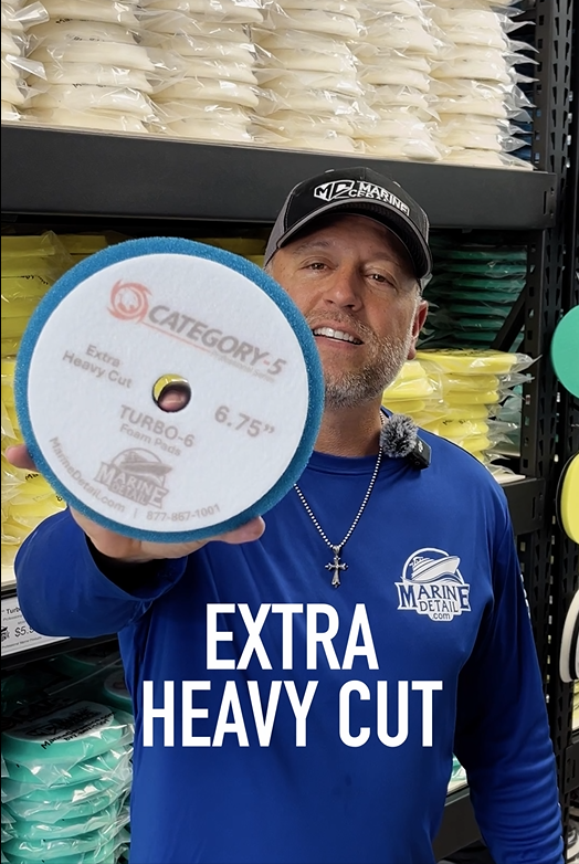 6.75" Turbo-6 Foam Pad (Extra Heavy Cut) - Professional Series
