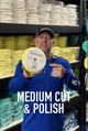 6.75" Turbo-6 Foam Pad (Medium Cut / Polish) - Professional Series