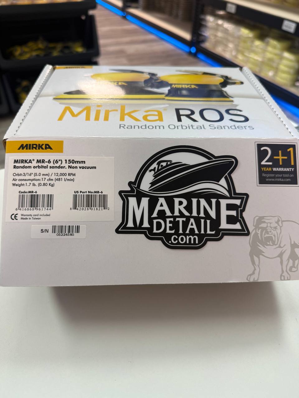 MIRKA 6-in Sander 5mm Orbit Sander